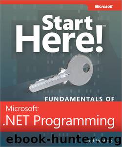 Start Here!™ Fundamentals of Microsoft® .NET Programming by Rod Stephens