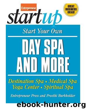 Start Your Own Day Spa and More by Entrepreneur Press