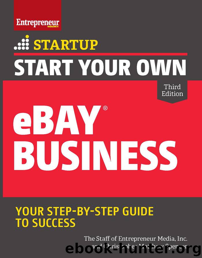 Start Your Own eBay Business by Christopher Matthew Spencer