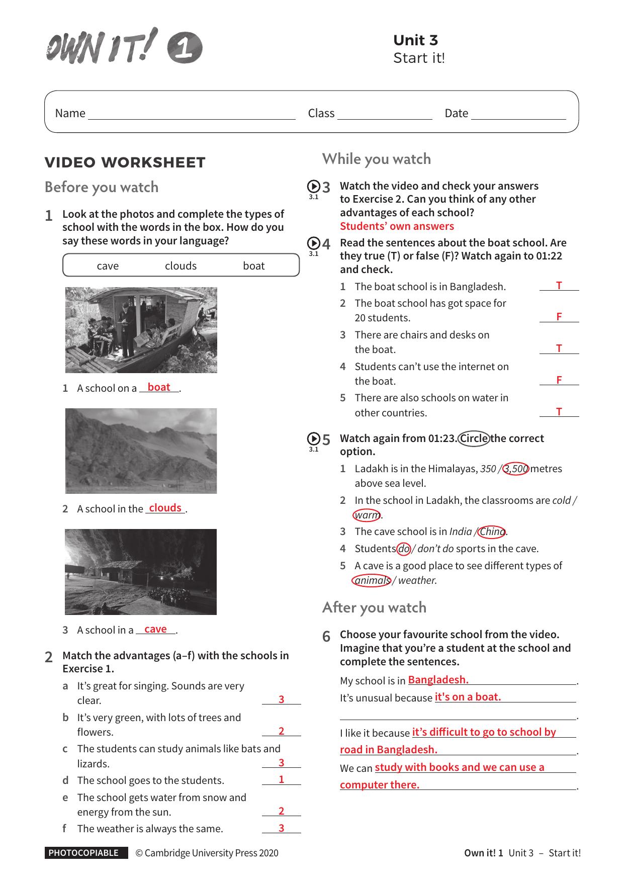 Start it Unit3 with answers by Unknown