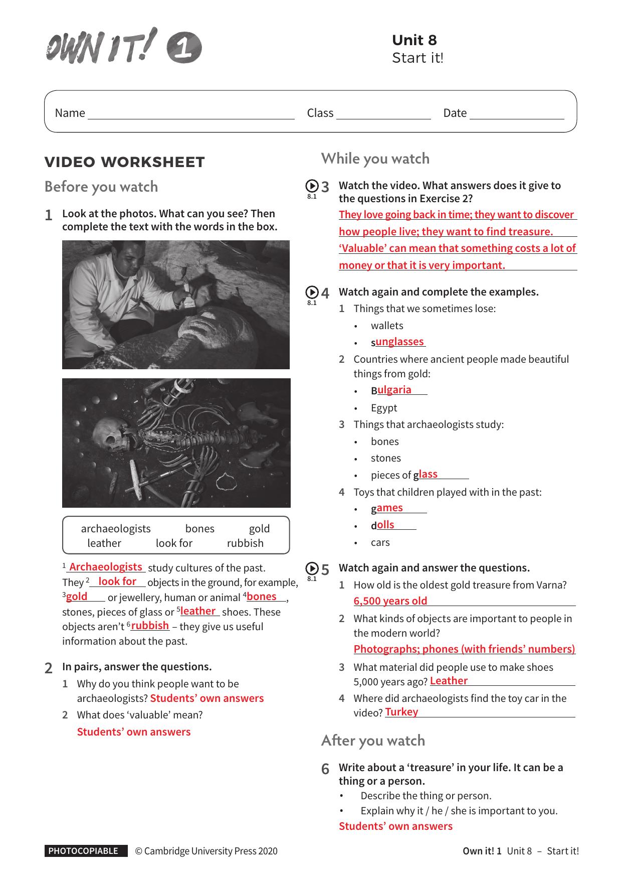 Start it Unit8 with answers by Unknown