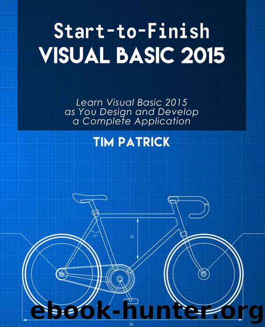 Start-to-Finish Visual Basic 2015 by Tim Patrick