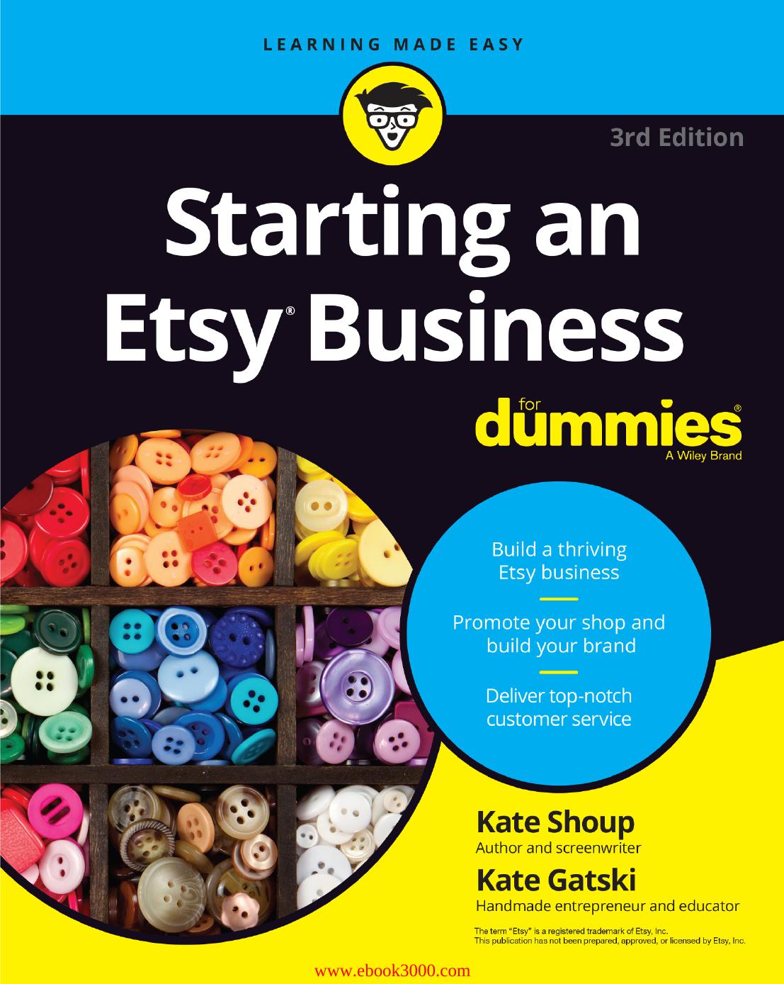 Starting an Etsy Business For Dummies, 3rd Edition by Unknown