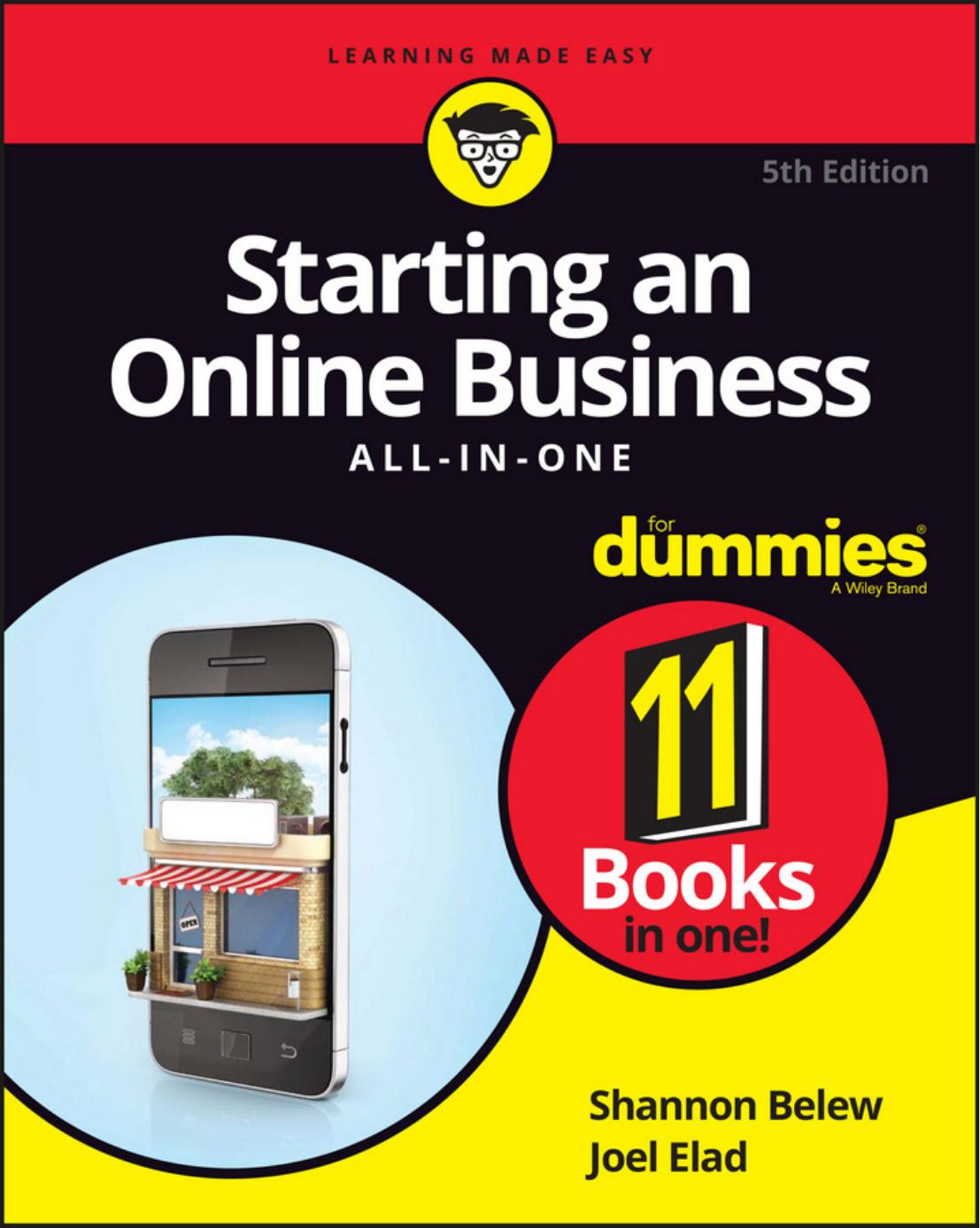 Starting an Online Business All-in-One For Dummies® 5th Edition by Shannon Belew & Joel Elad
