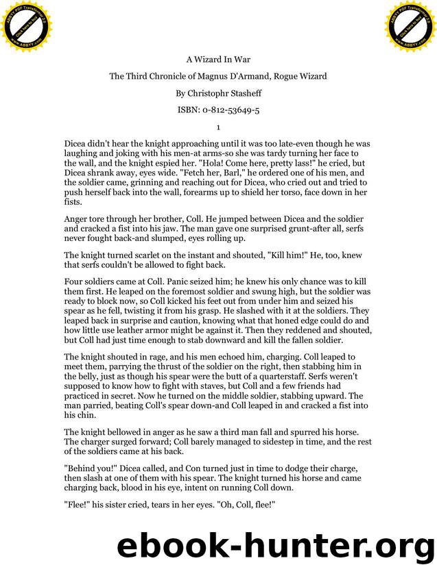 Stasheff, Christopher - Rogue Wizard 04 - A Wizard In War by Stasheff Christopher