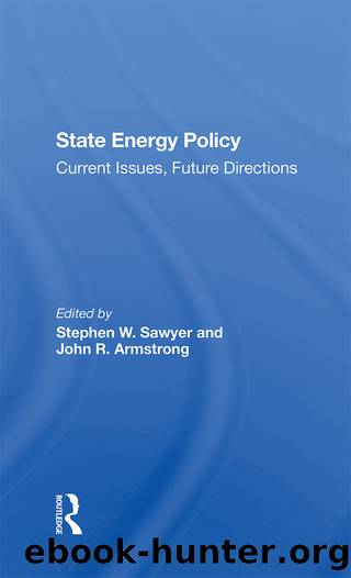 State Energy Policy: Current Issues, Future Directions by unknow