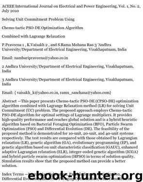State Estimation of Power System with Interline Power Flow Controller by Academy Publisher