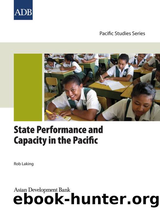 State Performance and Capacity in the Pacific by Rob Laking