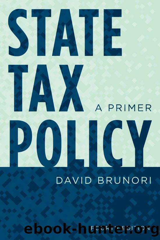 State Tax Policy by Brunori David;