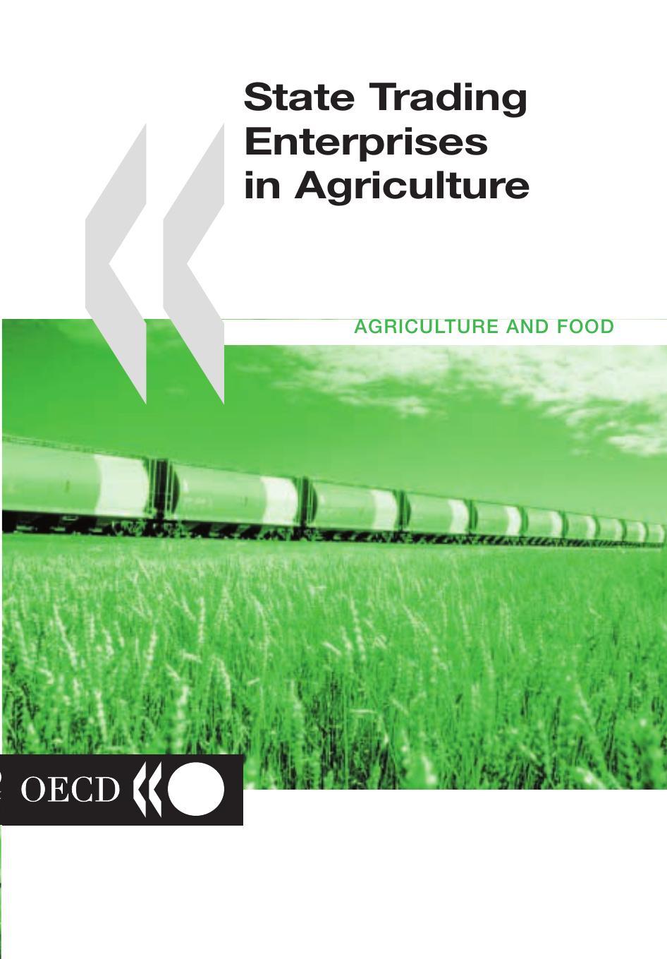 State Trading Enterprises in Agriculture by OECD