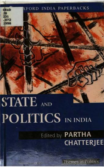 State and Politics in India by Partha Chatterjee