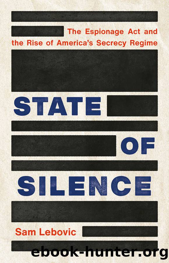 State of Silence by Sam Lebovic