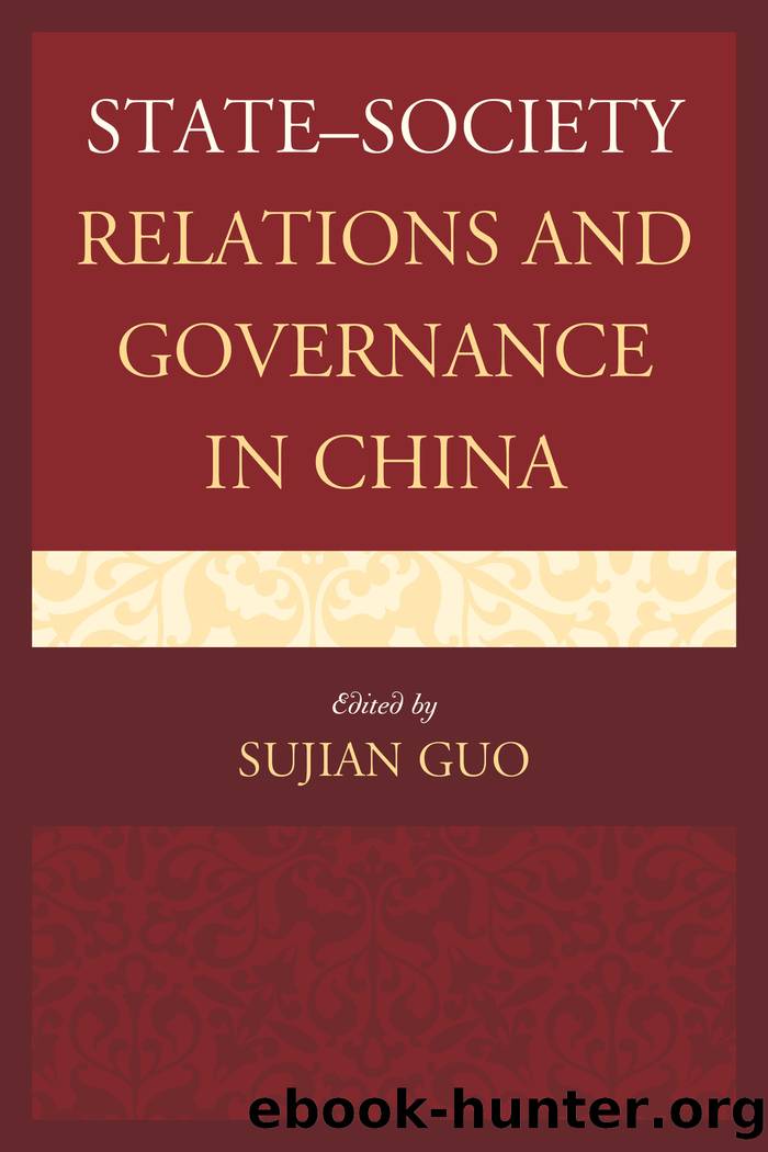 StateâSociety Relations and Governance in China by unknow