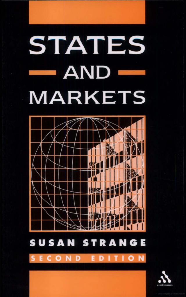 States and Markets by Susan Strange