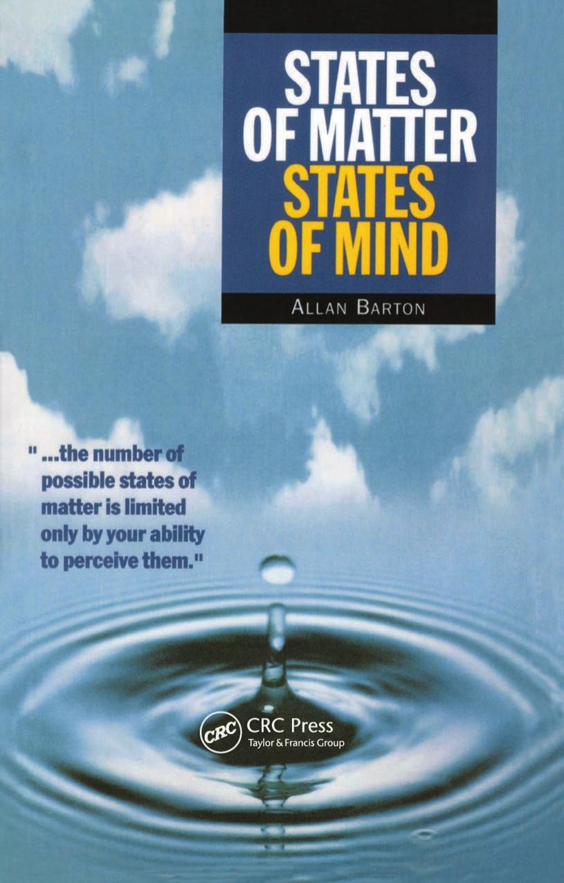 States of Matter, States of Mind by Allan F.M. Barton