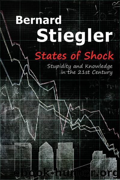 States of Shock by Stiegler Bernard