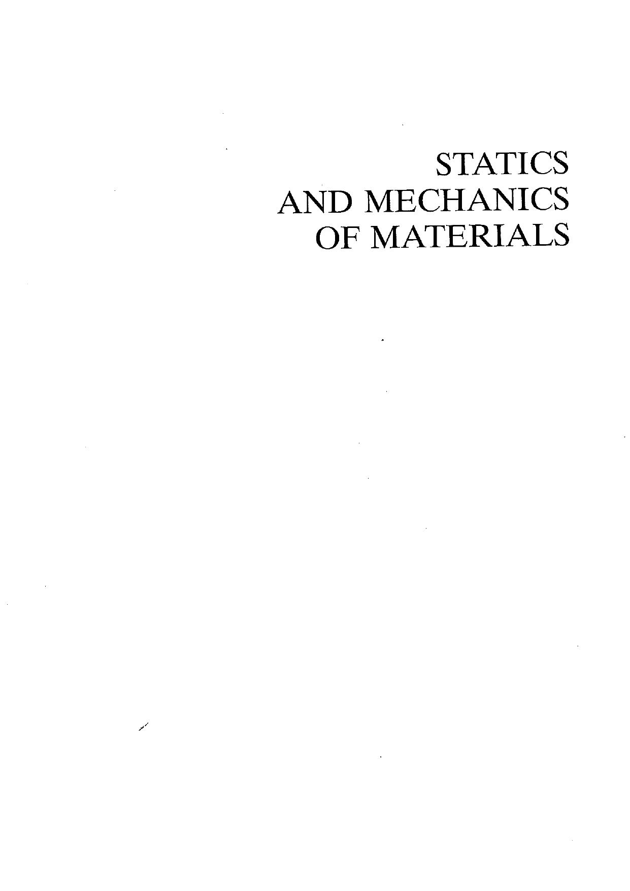 Statics and Mechanics of Materials SI by Russell C. Hibbeler
