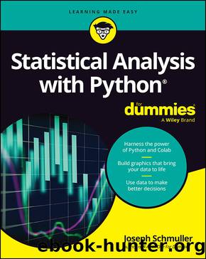 Statistical Analysis with Python for Dummies by Schmuller Joseph;
