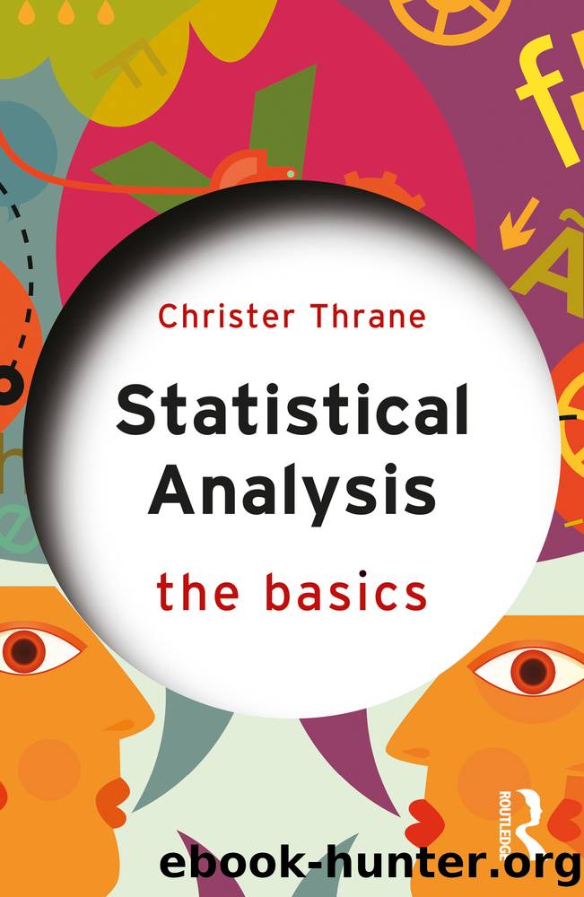 Statistical Analysis: The Basics by Thrane Christer