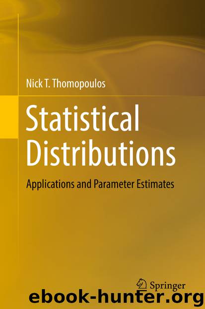 Statistical Distributions by Nick T. Thomopoulos