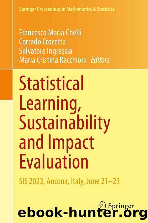 Statistical Learning, Sustainability and I mpactEvaluation by Unknown