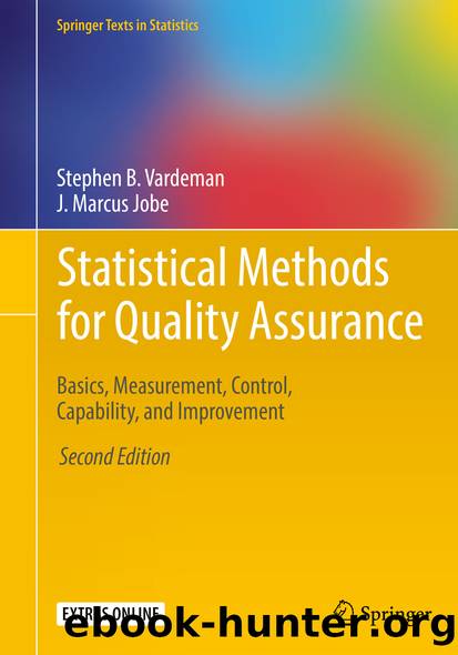Statistical Methods for Quality Assurance by Stephen B. Vardeman & J. Marcus Jobe