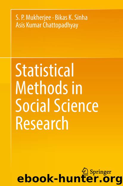 Statistical Methods in Social Science Research by S. P. Mukherjee & Bikas K. Sinha & Asis Kumar Chattopadhyay