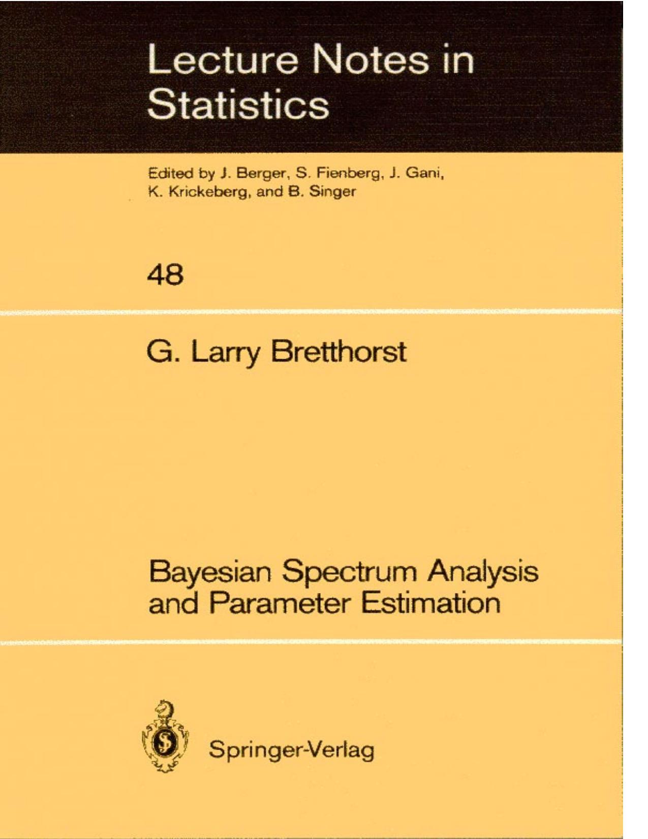 Statistics by G. Larry Bretthorst