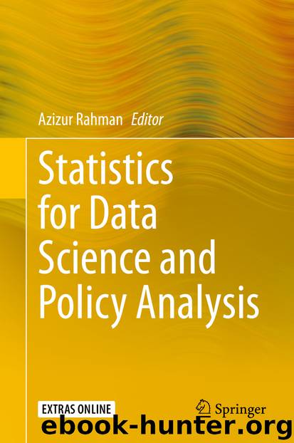 Statistics for Data Science and Policy Analysis by Unknown