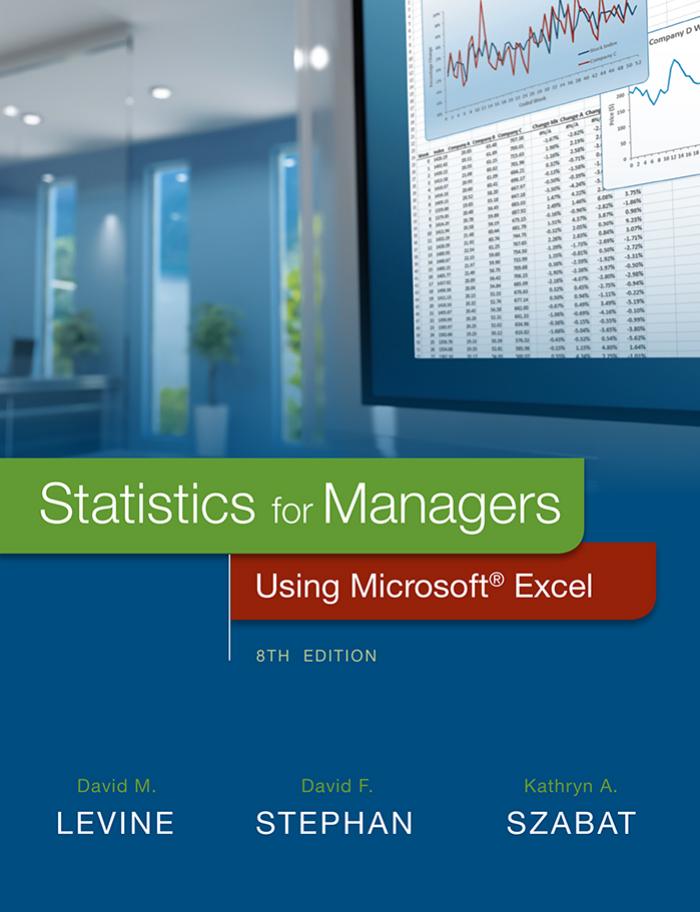 Statistics for Managers Using Microsoft Excel, 8th Edition by Unknow