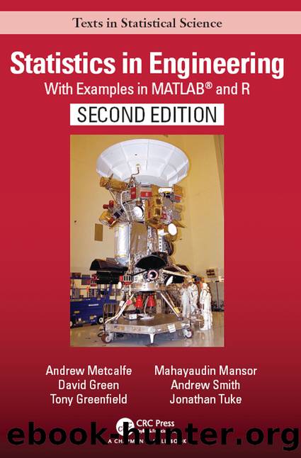 Statistics in Engineering by Metcalfe Andrew; Greenfield Tony; Green David