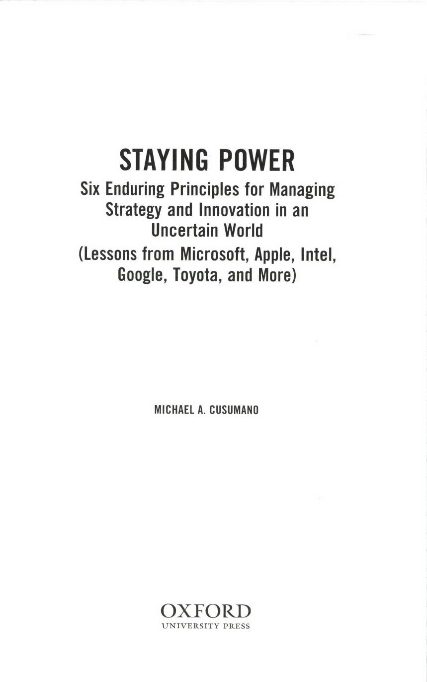 Staying Power by Unknown