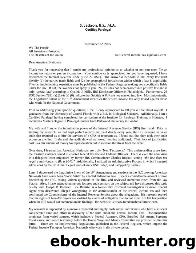 Steadman-S: Jackson, B by Steadman S. Jackson