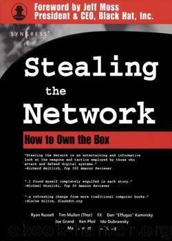 Stealing The Network by Syngress
