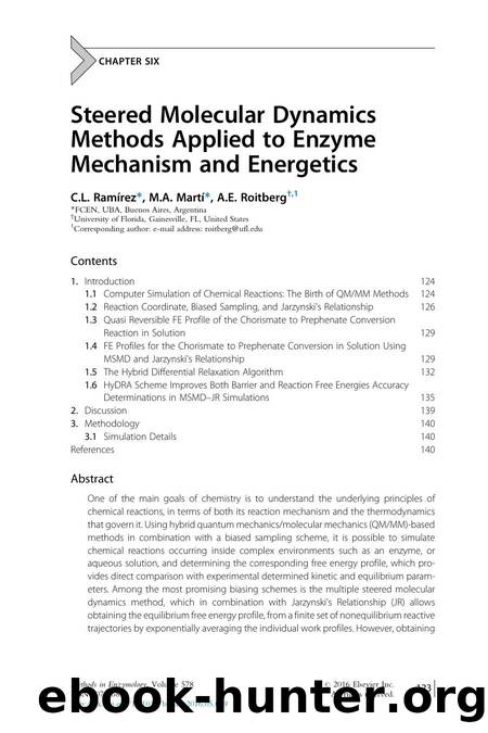 Steered Molecular Dynamics Methods Applied to Enzyme Mechanism and Energetics by C.L. Ramírez & M.A. Martí & A.E. Roitberg
