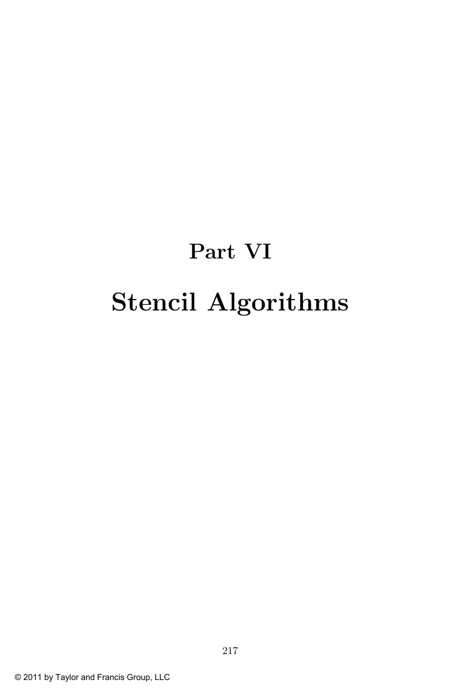Stencil Algorithms by Jakub Kurzak