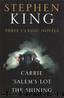 Stephen King Three Classic Novels Box Set: Carrie, 'Salem's Lot, the Shining by Stephen King