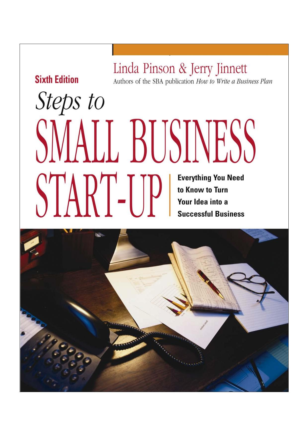Steps to Small Business Start-Up by Linda Pinson Jerry Jinnett
