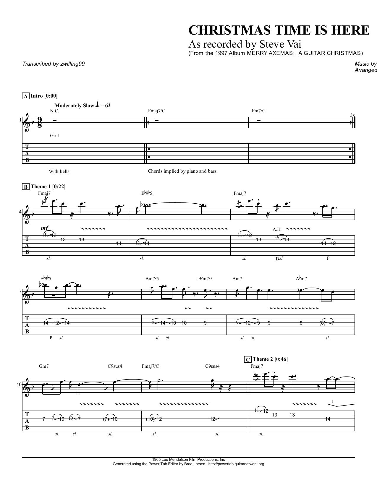 Steve Vai - Christmas Time Is H by princess