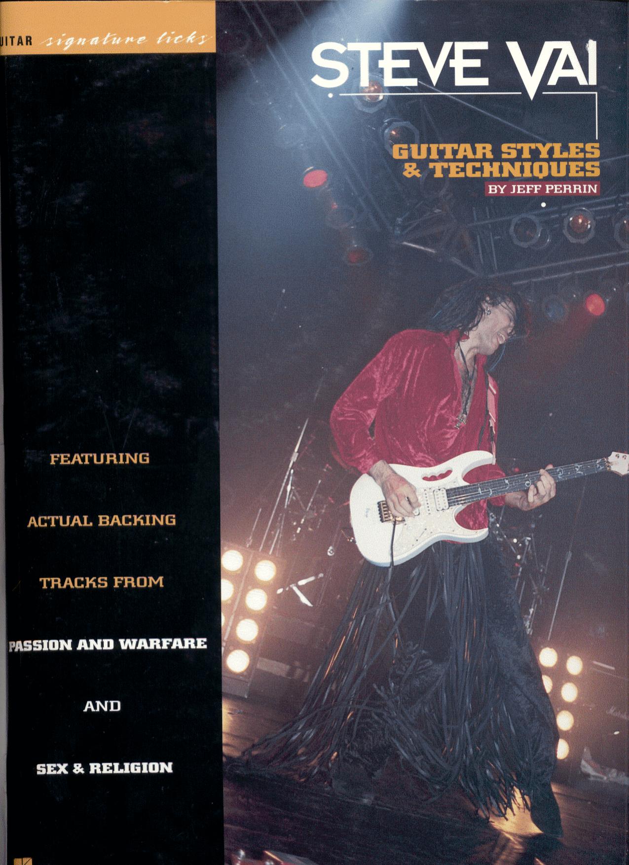 Steve Vai - Guitar Styles and Techniques (Signature Licks) by Steve Vai