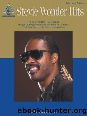 Stevie Wonder Hits (Songbook) by Stevie Wonder & Steve Gorenberg & Jeff Jacobson