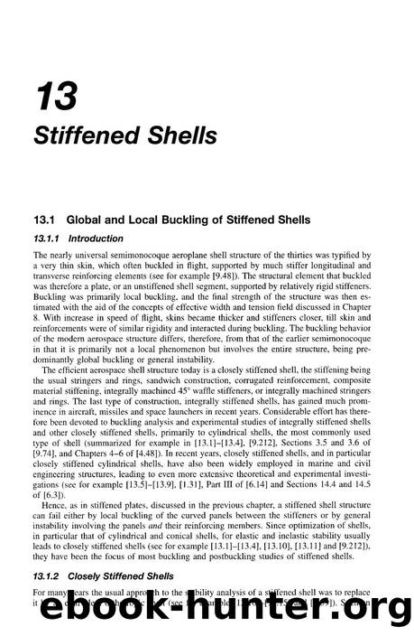 Stiffened Shells by Unknown