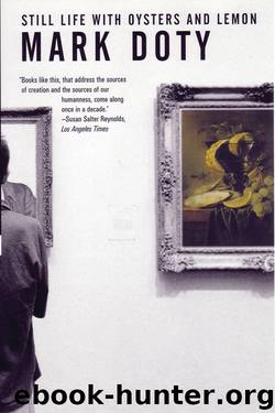 Still Life with Oysters and Lemon by Mark Doty