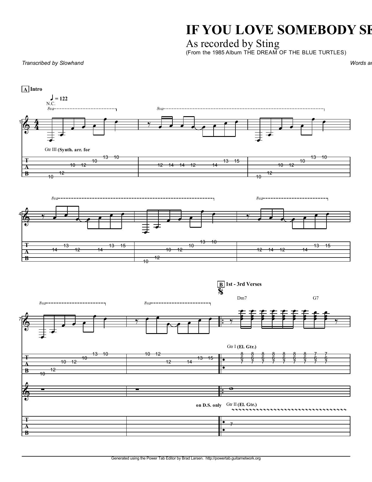Sting - If You Love Somebody Se by princess