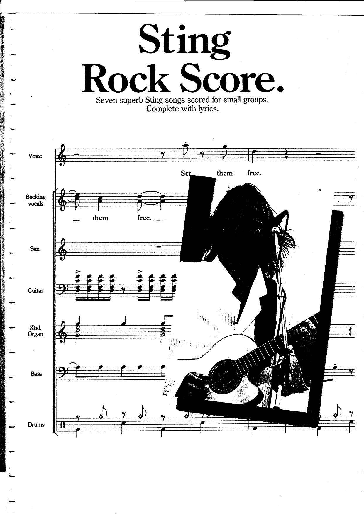 Sting by Rock Score (band songbook)