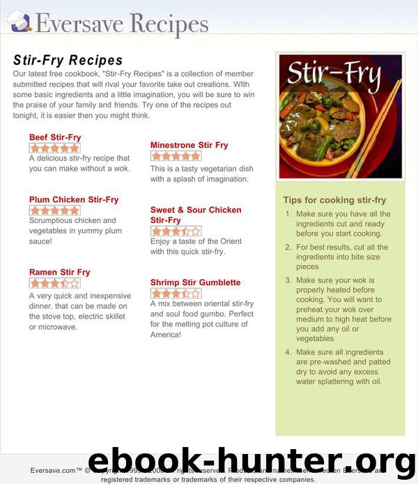 Stir Fry Recipes by Cookbooks