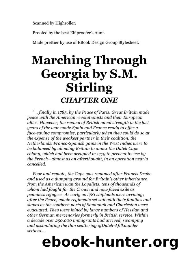 Stirling, S. M. - Draka 01 - Marching Through Georgia by Stirling S. M