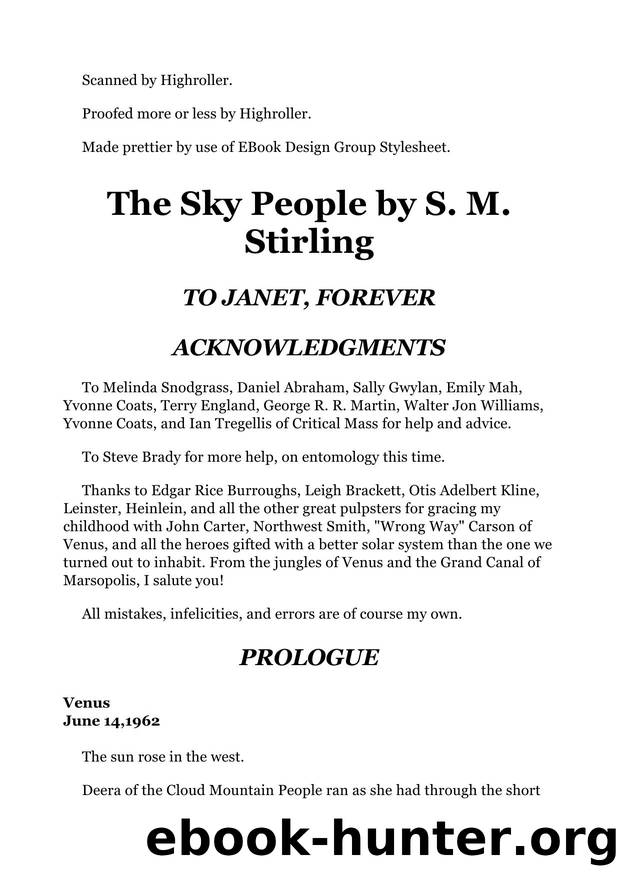 Stirling, S. M. - The Sky People by Stirling S. M