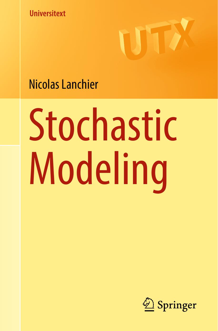 Stochastic Modeling by Nicolas Lanchier