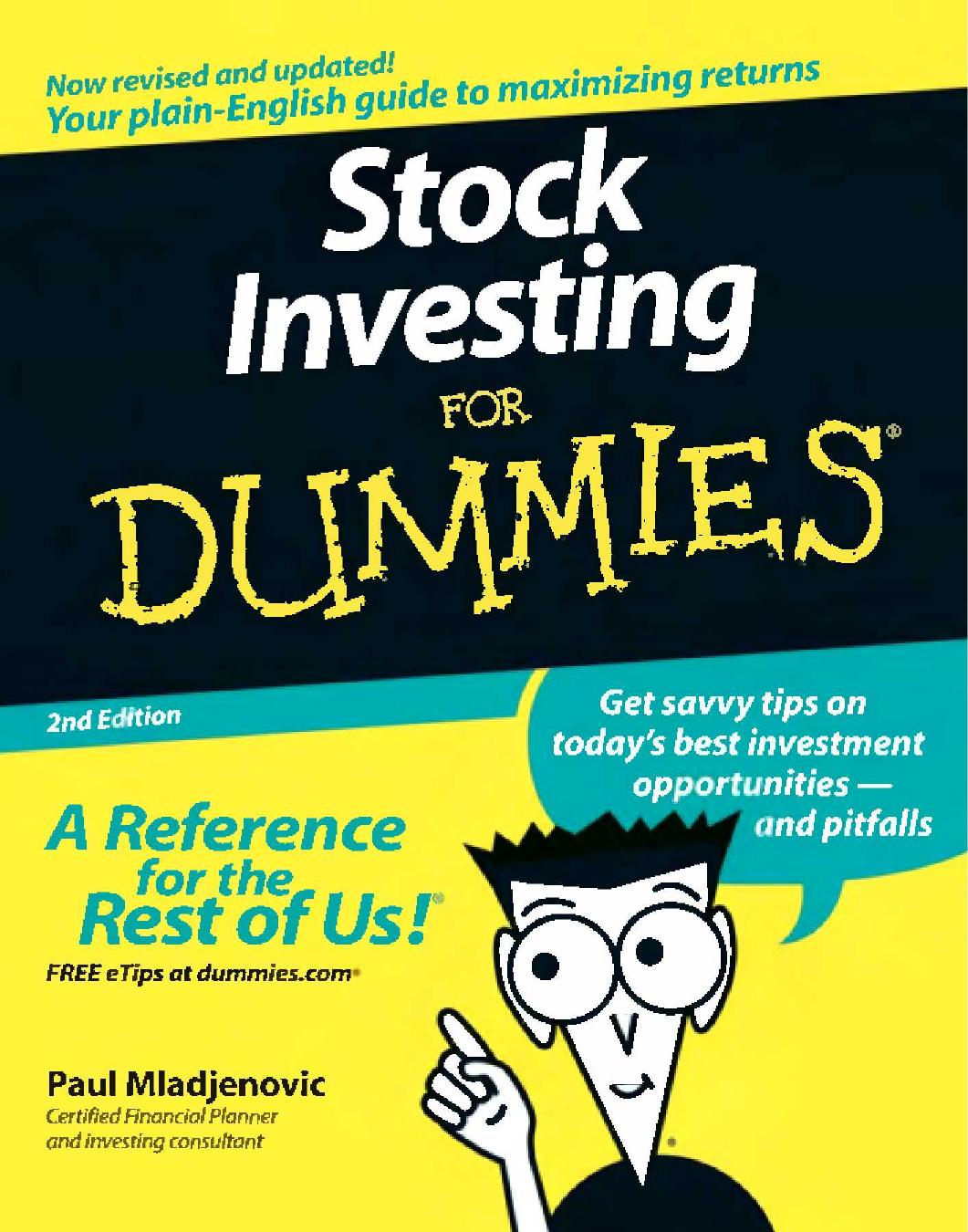 Stock Investing for Dummies (2006) by Unknown